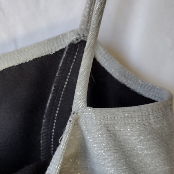 REFORMATION Square Neckline Silver Mini Dress Size Small - Picture 7 of 9